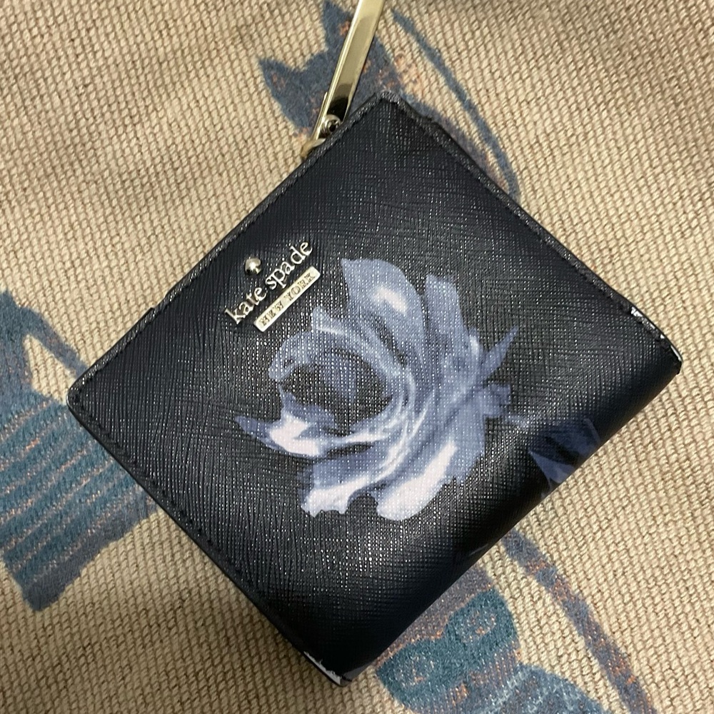 Kate spade rose wallet